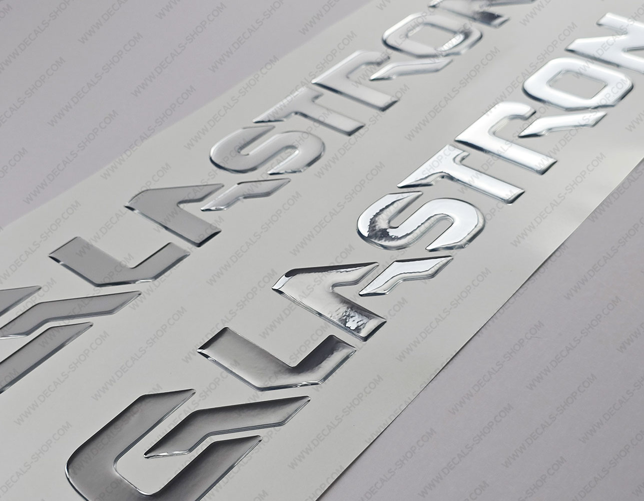 Glastron Boat Logo Raised Domed 3D Decals 18