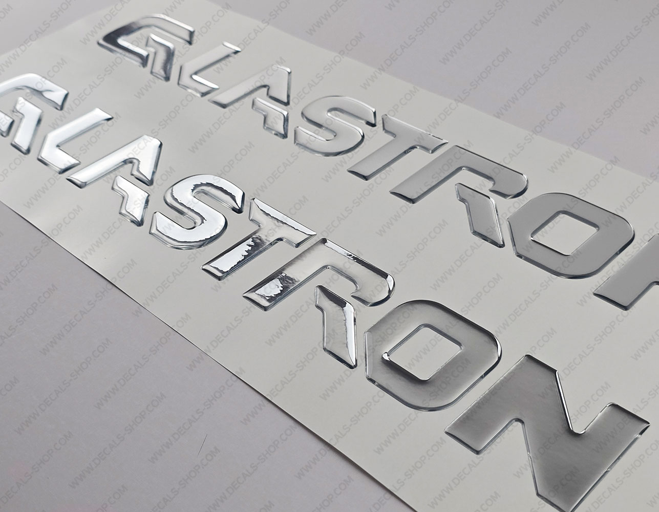 Glastron Boat Logo Raised Domed 3D Decals 18
