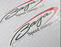 Baja Boat Transparent Logo Decals Set of 2 x 18" Baja Boat Transparent Logo Decals Set of 2 x 18"