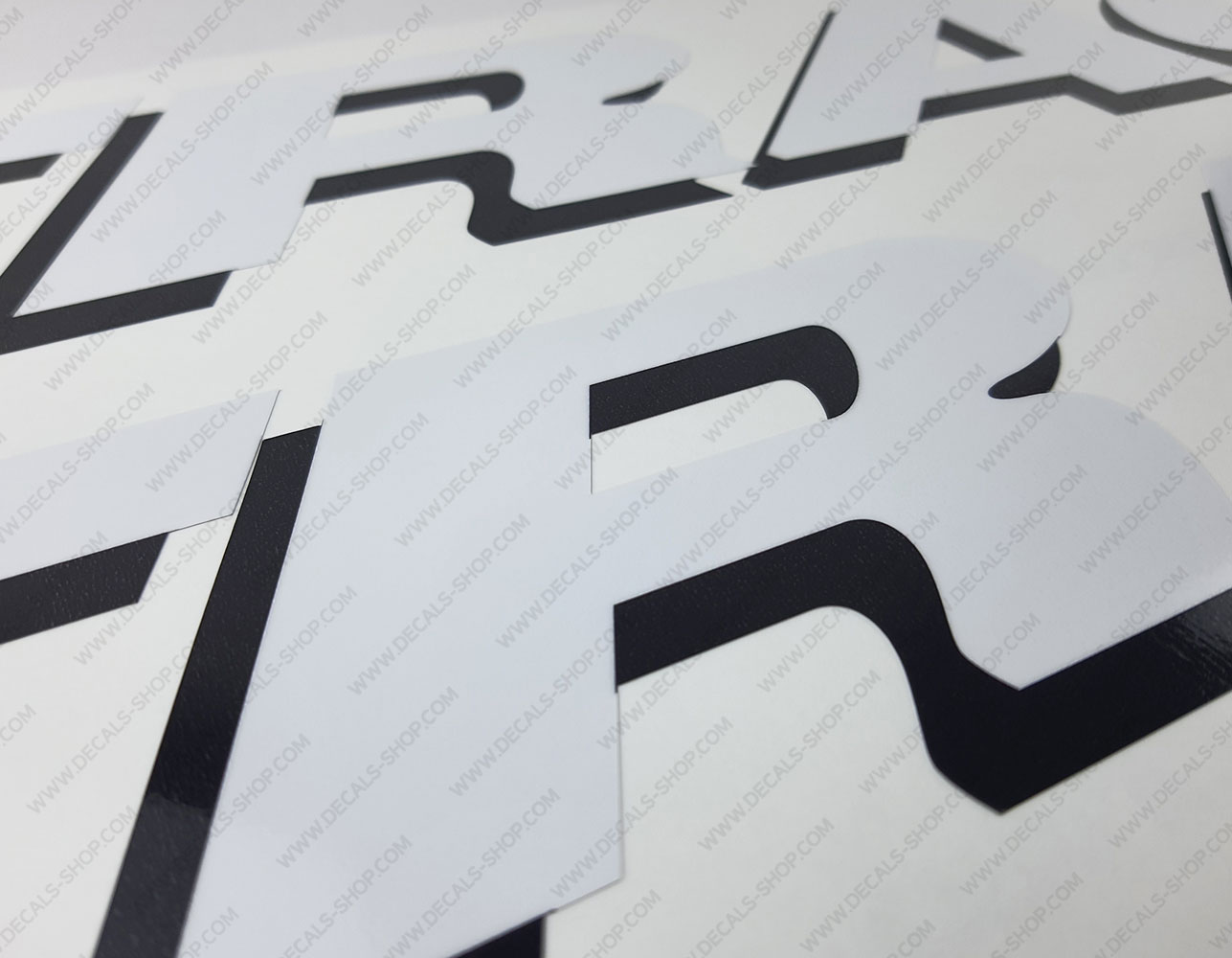 Bass Tracker Boat Lettering Decals Set of 2 x 40