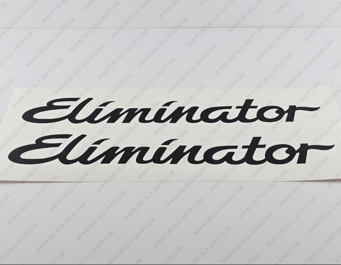 Eliminator Boat Logo Decals Set of 2