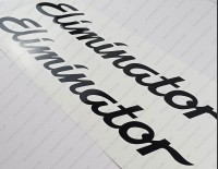 Eliminator Boat Logo Decals Set of 2