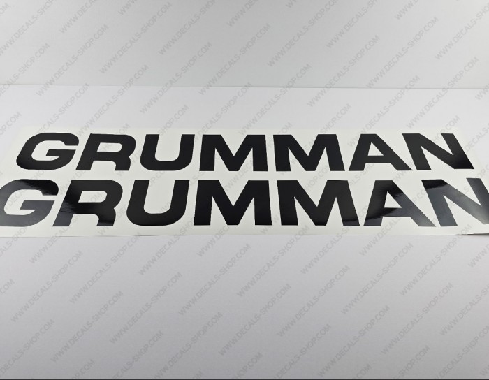 Grumman Boat Logo Decals Set of 2