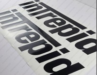 Intrepid Boat Logo Decal Set of 2