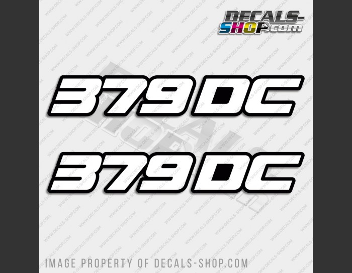 Javelin 379 DC Boat Decal Set of 2 x 13.5"