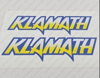 Klamath Boat Logo Decal Set of 2