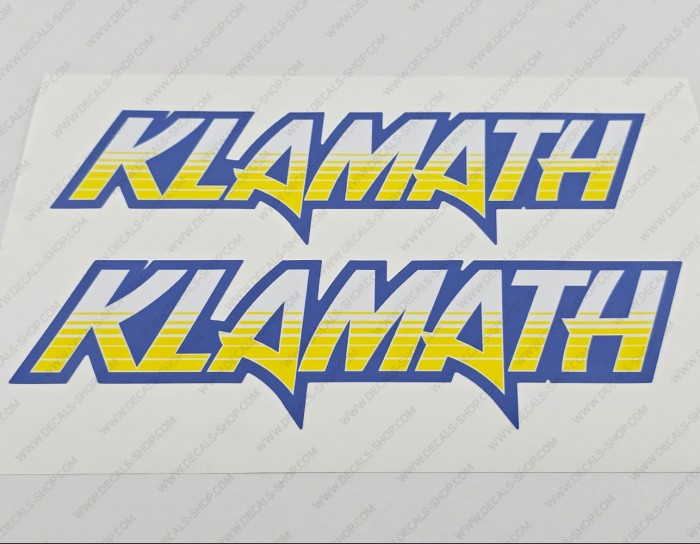 Klamath Boat Logo Decal Set of 2 Klamath Boat Logo Decal Set of 2