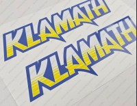 Klamath Boat Logo Decal Set of 2