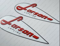 Larson Lapline Boat Decal Set of 2 x 14.5"