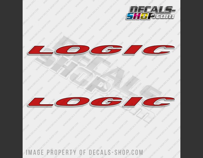 Logic Boat Logo Decal Set of 2 x 29.25" Logic Boat Logo Decal Set of 2 x 29.25"