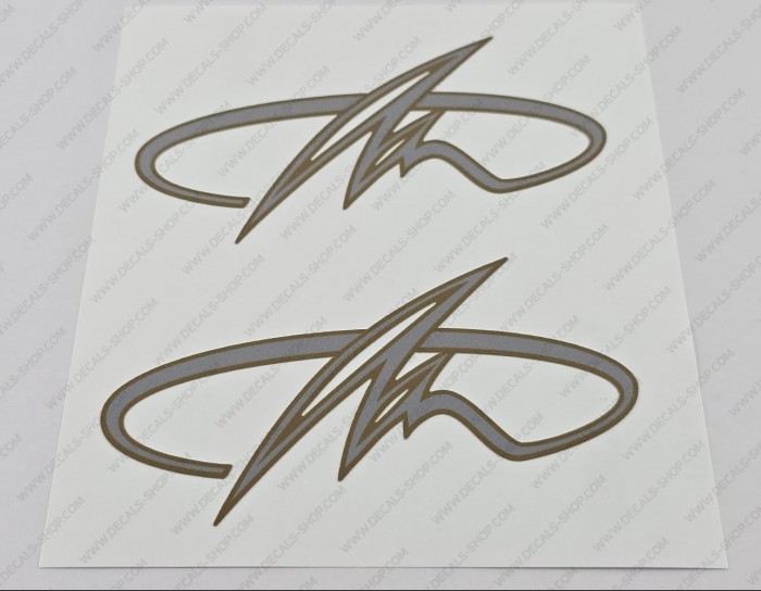 Monterey Boat Logo Decal Set of 2 x 4.5" Monterey Boat Logo Decal Set of 2 x 4.5"