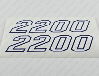 Pathfinder 2200 Tournament Boat Center Console Decal Set of 2 x 9"