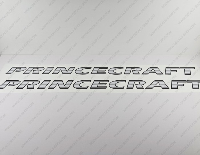 Princecraft Boat Logo Decal Set of 2 x 48"
