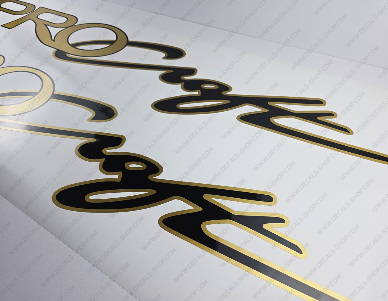 ProCraft Tracker Marine Boat Logo Gold Decal Set of 2