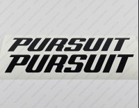 Pursuit Boat Logo Decal Set of 2