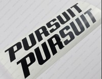 Pursuit Boat Logo Decal Set of 2