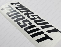 Pursuit Boat Logo Decal Set of 2