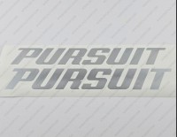 Pursuit Boat Logo Decal Set of 2