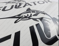 Regulator Boat Logo Decal Set of 2 x 24"
