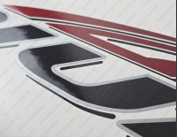 Triumph 190 Bay Boat 2005 Logo Red/Silver Decals Set of 2 x 39"