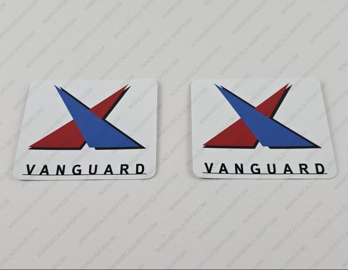Vanguard Laser Dinghy Transom Decal Set of 2 x 4" Vanguard Laser Dinghy Transom Decal Set of 2 x 4"