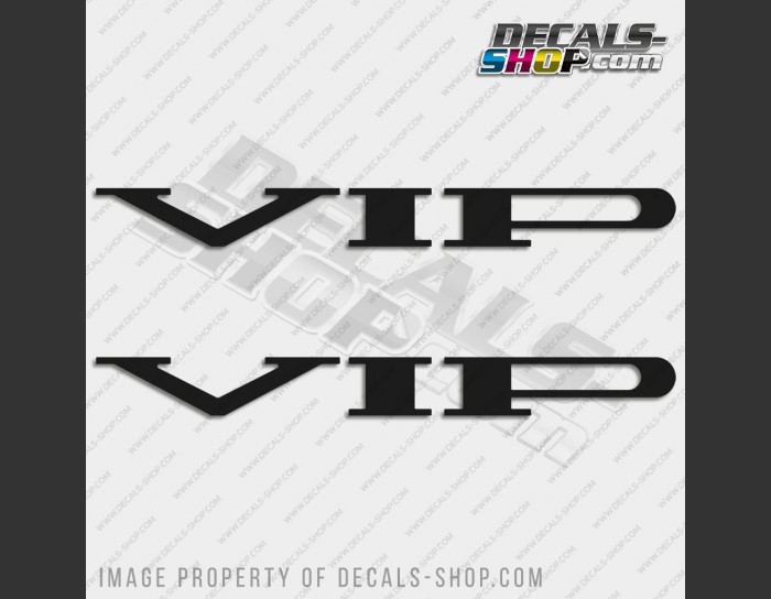 Vip Boat Logo Decal Set of 2 x 29" Vip Boat Logo Decal Set of 2 x 29"