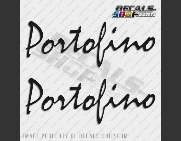Wellcraft Portofino 43 1980-1990 Boat Logo Decal Set of 2 x 10"