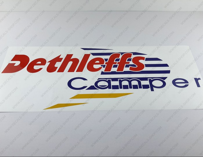 Dethleffs Camper 72cm Camper Caravan Decal Sticker