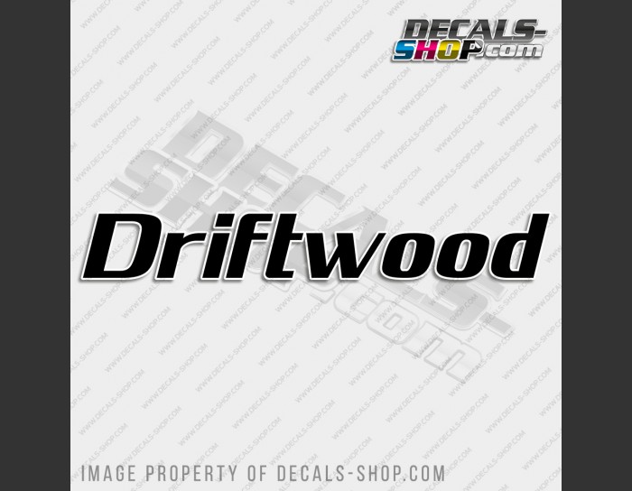Driftwood Logo Camper Caravan Decal Sticker
