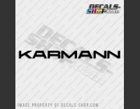 Karmann Logo Camper Caravan Decal Sticker