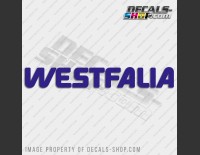 Westfalia Logo V1 30cm Camper Caravan Decal Sticker