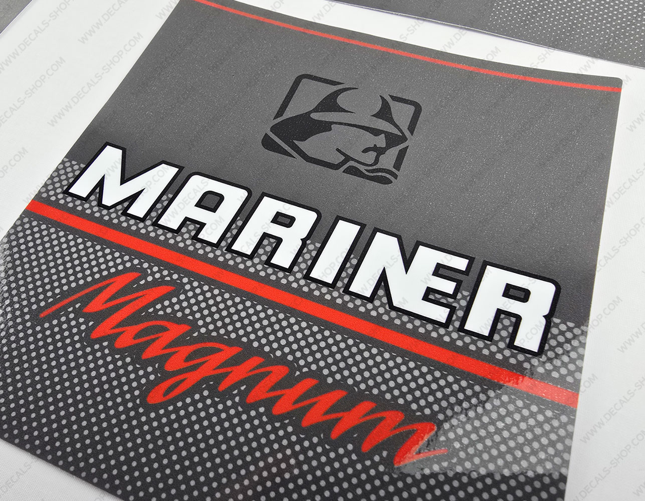 thumbnail image 2 of Mariner 25hp Outboard Decals - OEM Style Replacement Graphics 2 of 6