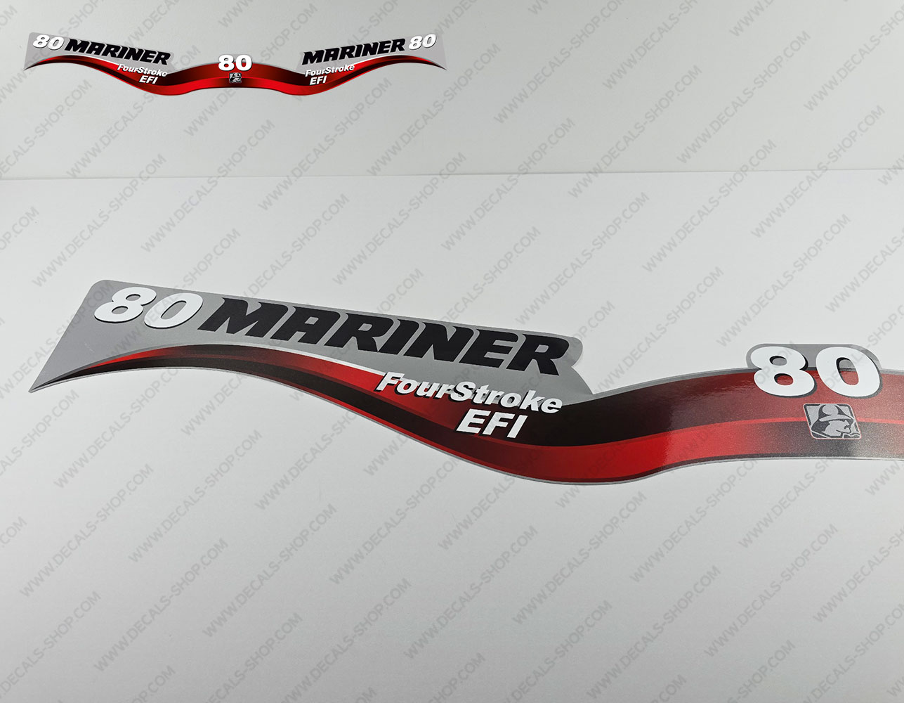 thumbnail image 2 of Mercury 40 HP Four Stroke EFI Outboard Engine Decals Sticker Set (2006-2010) 2 of 6