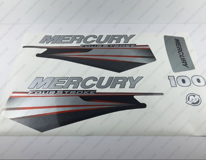 Mercury Outboard 90 HP Decal Kit – Blue OEM-Style Sticker Set – Made In USA – Free Shipping