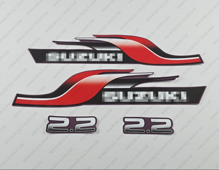 Outboard Graphics Reproduction Decal/Sticker Kit For Suzuki DT115 (1982) - UK Made